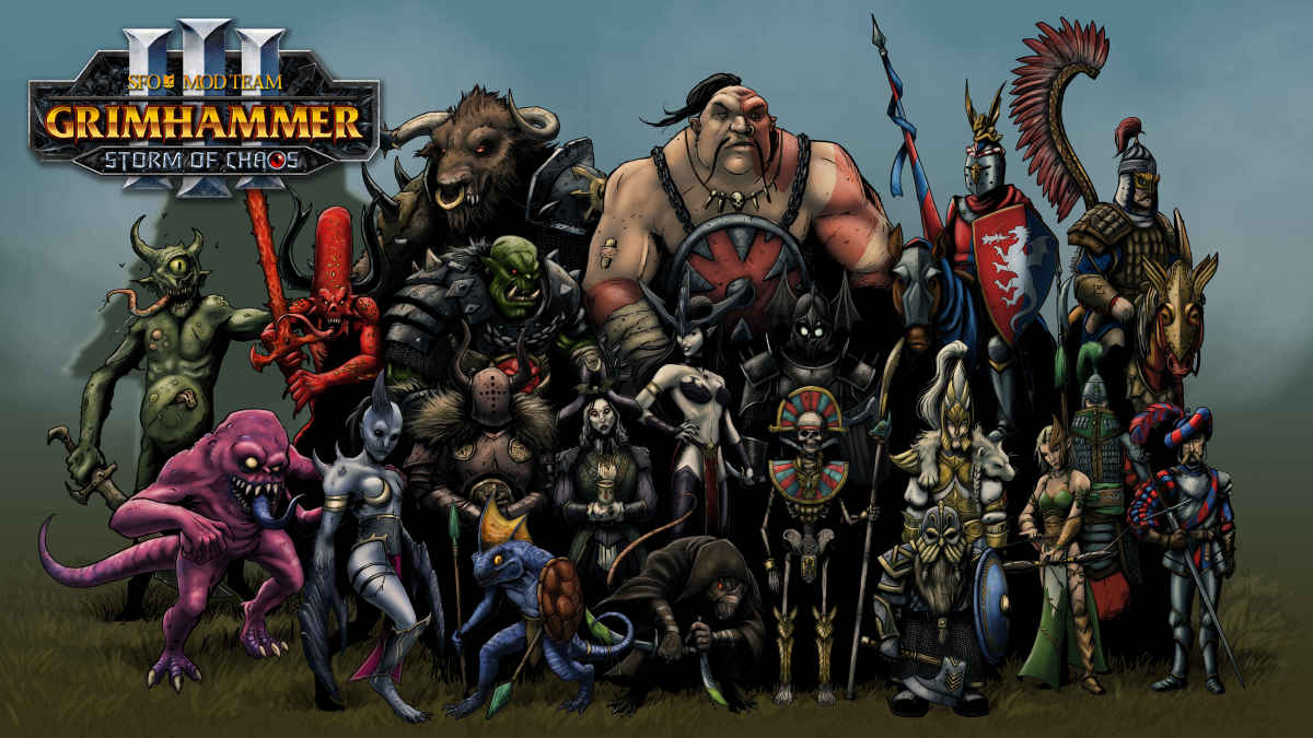 Total War Warhammer 3 SFO: Grimhammer III mod.